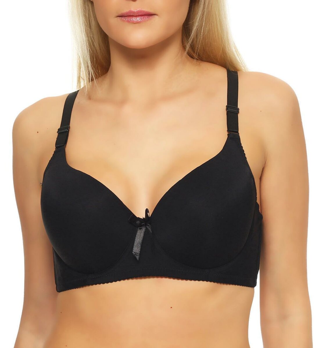 Damen Bh Bra Bugel Bh Bustenhalter Basic T Shirt Bh Mit Zierschleife 4 29