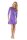 Minikleid A-Form Kleid Tunika; Violett S/36