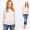 Damen Longshirt langarm Bluse mit Fledermausärmel Top;