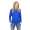 Damen Longshirt langarm Bluse mit Fledermausärmel Top;