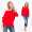 Damen Longshirt langarm Bluse mit Fledermausärmel Top;