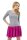 Kleid Tunika Mini-Kleid mit 2 Farbig Top;
