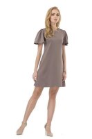 Damen Minikleid Trapez-Kleid Tunika Top;