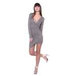 Damen Kleid Minikleid Langarm; S/M;