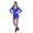 Damen Kleid Minikleid Langarm; S/M;