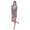 Damen Kleid Minikleid Langarm; S/M;