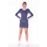Damen Military Kleid mit Puffärmeln Gr. S/M,