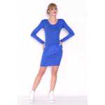 Damen Military Kleid mit Puffärmeln Gr. S/M,