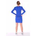 Damen Military Kleid mit Puffärmeln Gr. S/M,
