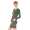 Damen Military Kleid mit Puffärmeln Gr. S/M,