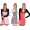 Damen Kleid Dress Glockenschnitt Skaterkleid Langarm Minikleid 2 farbig;S/M