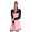 Damen Kleid Dress Glockenschnitt Skaterkleid Langarm Minikleid 2 farbig;S/M