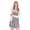 Damen Kleid Dress Glockenschnitt Skaterkleid Langarm Minikleid 2 farbig;S/M