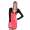 Damen Kleid Dress Glockenschnitt Skaterkleid Langarm Minikleid 2 farbig;S/M