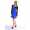 Damen Kleid Dress Glockenschnitt Skaterkleid Langarm Minikleid 2 farbig;S/M