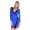 Damen Minikleid Wickelkleid V-Ausschnitt;