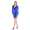 Damen Minikleid Wickelkleid V-Ausschnitt;