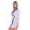 Damen Minikleid Wickelkleid V-Ausschnitt;