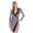 Damen Minikleid Wickelkleid V-Ausschnitt;