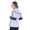 Damen Cardigan mit PU-Ärmeln Bolero; Gr. S/M;