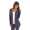 Damen Cardigan mit PU-Ärmeln Jacke Bolero;