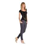 Damen Hose mit Taschen Pluderhose Sport & Freizeit Hose, S/M;