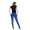 Damen Hose mit Taschen Pluderhose Sport & Freizeit Hose, S/M;