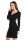 Damen Kleid Dress Langarm V-Ausschnitt ;