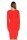 Damen Kleid Dress Langarm V-Ausschnitt ; Rot S/M 36/38