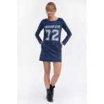 Damen Pullover Minikleid Dress Longshirt;S/M;