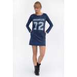 Damen Pullover Minikleid Dress Longshirt;S/M;