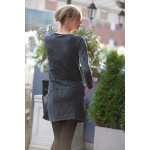 Damen Pullover Minikleid Dress Longshirt;S/M;