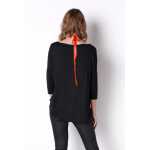 Longshirt Bluse Shirt mit Fledermausärmel TopGr. S/M;