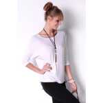 Longshirt Bluse Shirt mit Fledermausärmel TopGr. S/M;