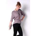 Longshirt Bluse Shirt mit Fledermausärmel TopGr. S/M;