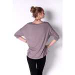Longshirt Bluse Shirt mit Fledermausärmel TopGr. S/M;