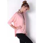 Longshirt Bluse Shirt mit Fledermausärmel TopGr. S/M;