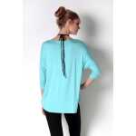 Longshirt Bluse Shirt mit Fledermausärmel TopGr. S/M;