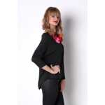Longshirt Bluse Shirt mit Fledermausärmel TopGr. S/M;
