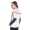 Damen Cardigan mit PU-Ärmeln Bolero; Gr. S/M; Beige