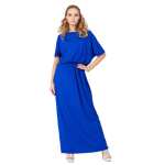 Damen Maxi-Kleid Lang Strandkleid Carmen-Ausschnitt