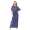 Damen Maxi-Kleid Lang Strandkleid Carmen-Ausschnitt