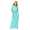 Damen Maxi-Kleid Lang Strandkleid Carmen-Ausschnitt