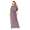 Damen Maxi-Kleid Lang Strandkleid Carmen-Ausschnitt