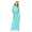 Damen Maxi-Kleid Lang Strandkleid Carmen-Ausschnitt