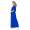 Damen Maxi-Kleid Lang Strandkleid Carmen-Ausschnitt