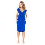 Elegantes Damen Minikleid mit V-Ausschnitt,