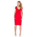 Elegantes Damen Minikleid mit V-Ausschnitt,