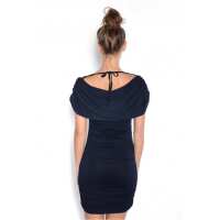 Damen Schulterfrei Tunika Kleid Dress Oberteil; S/M