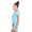 Damen Schulterfrei Tunika Kleid Dress Oberteil; S/M